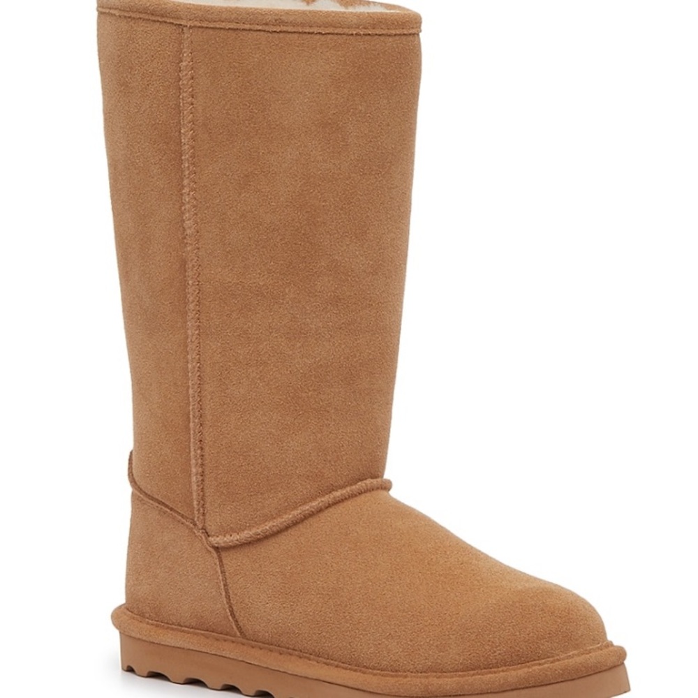 Never Worn Bearpaw Light Brown Elle Tall Boot 12” Tall Size 8.5